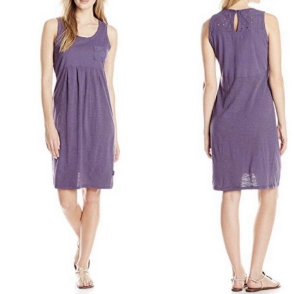 Woolrich (Size L) Purple Burnout 100% Cotton Lake Forks Dress (NEW-NWT)